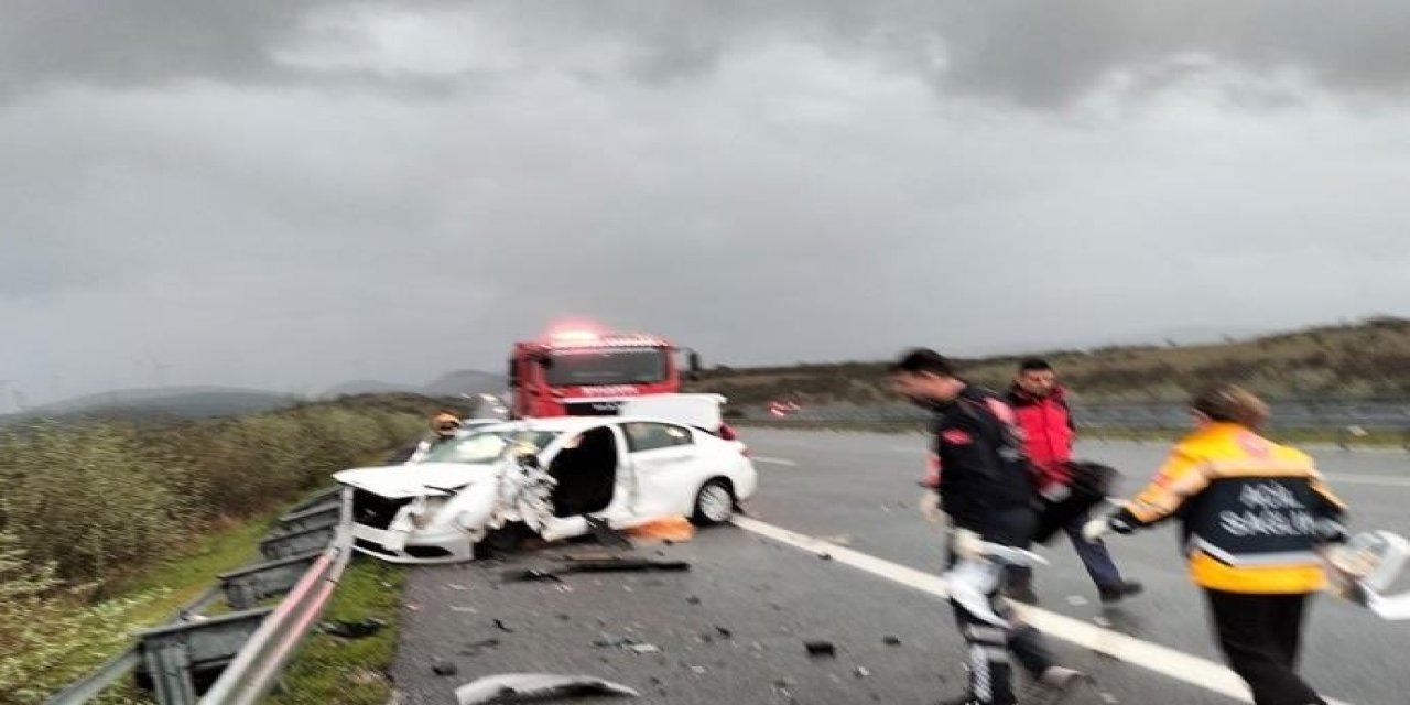 Susurluk’ta zincirleme kaza: 2 ölü, 4 yaralı