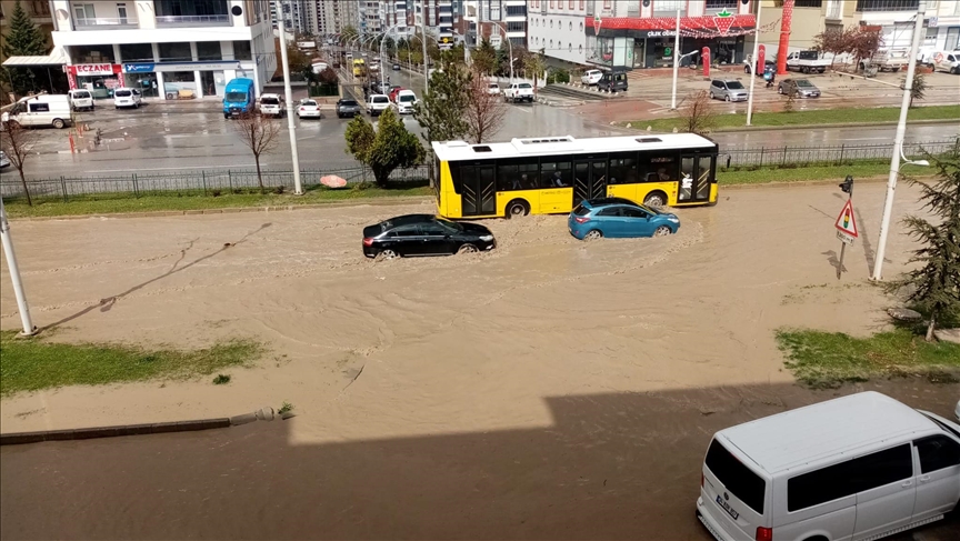 Malatya'da sağanak yaşandı
