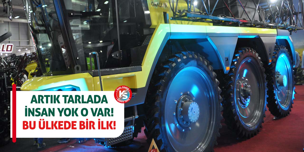 Artık tarlada insan yok o var! Bu ülkede bir ilk!