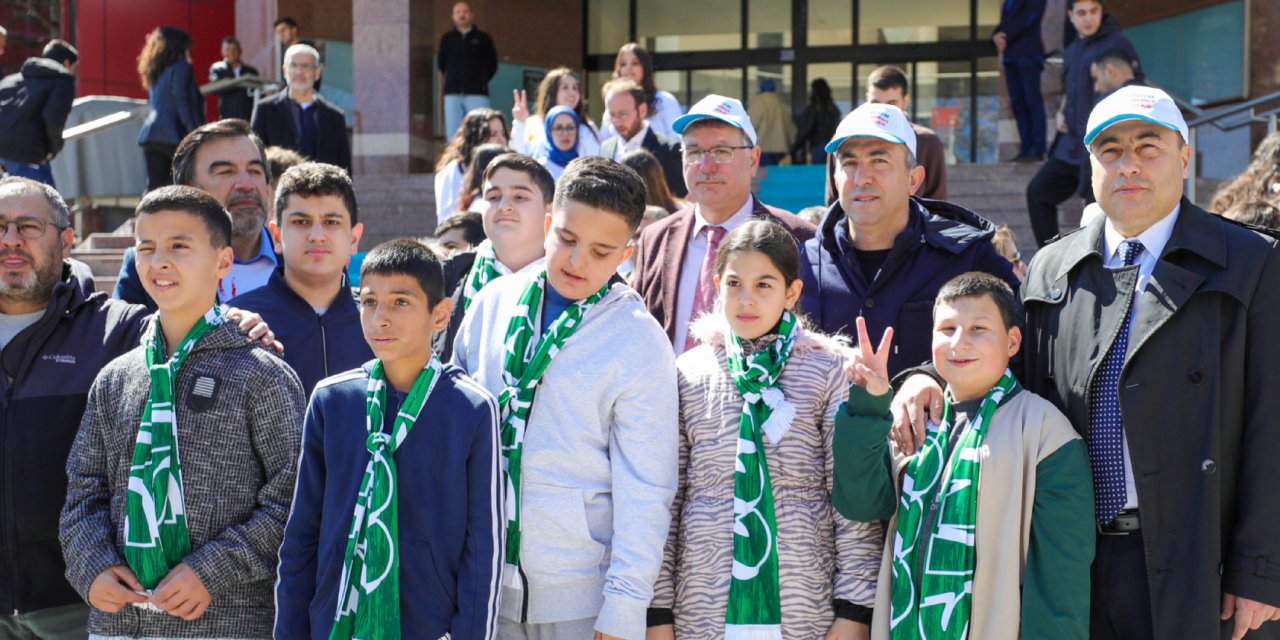Konyaspor'da Recep Uçar, farkındalık etkinliğine katıldı