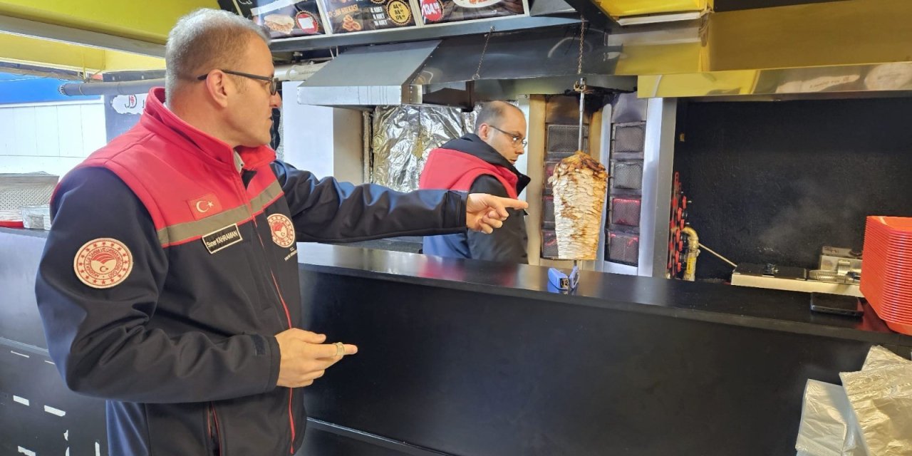 Konya'da döner satış yerleri denetlendi