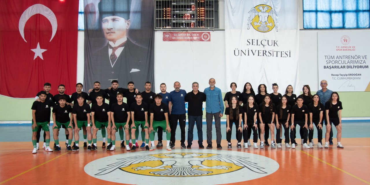 Selçuk Üniversitesi’nde futbol coşkusu yaşanıyor
