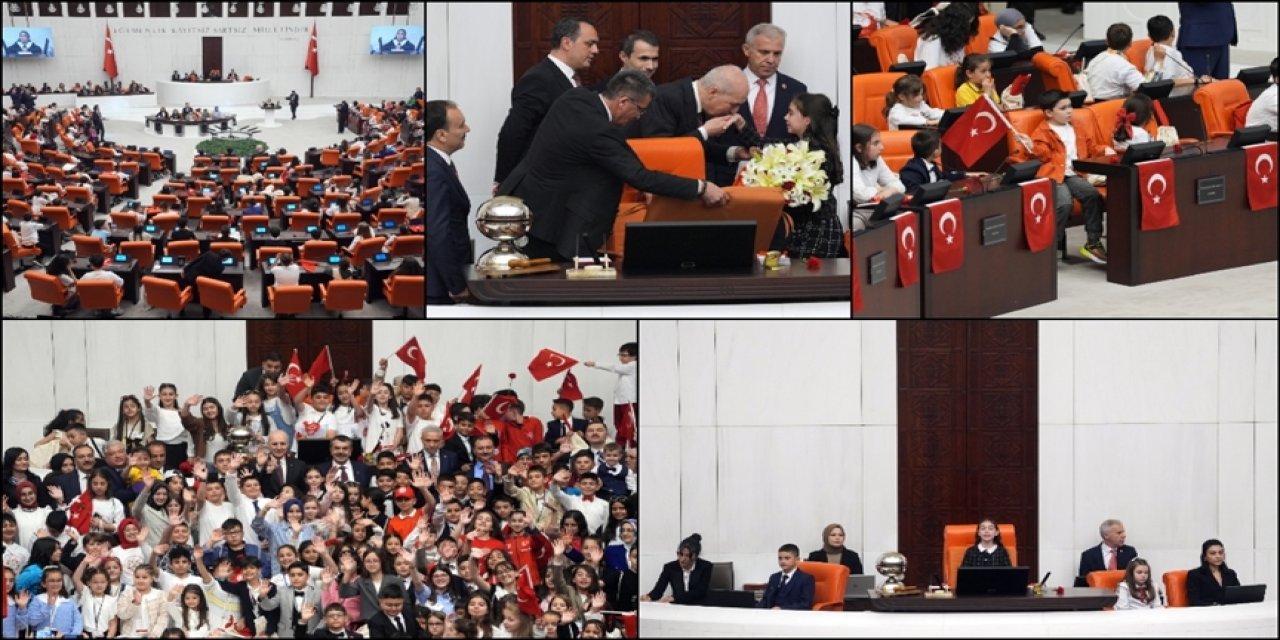 TBMM'deki 23 Nisan etkinliklerine rekor ziyaretçi