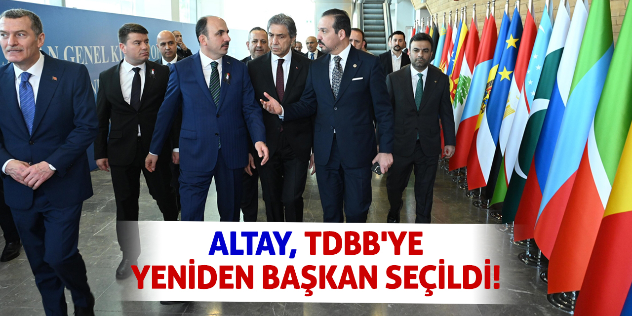 Altay, TDBB'ye yeniden başkan seçildi!