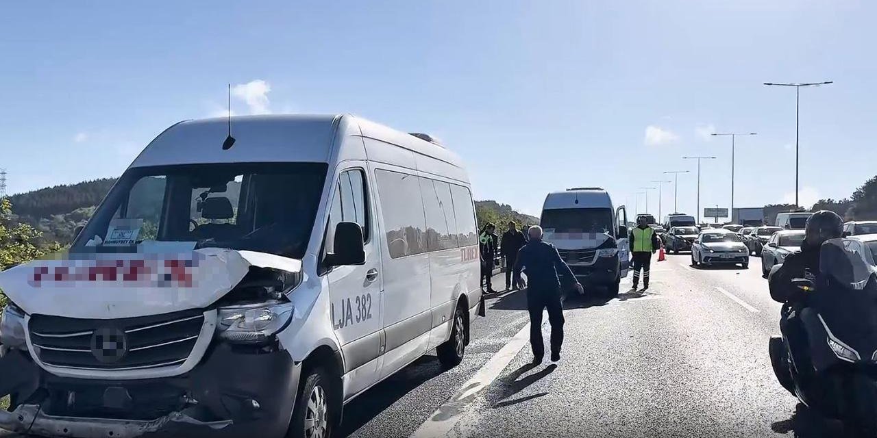 Kuzey Marmara Otoyolu'nda 8 araç birbirine girdi