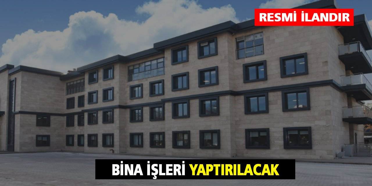 Bina İşleri Yaptırılacak