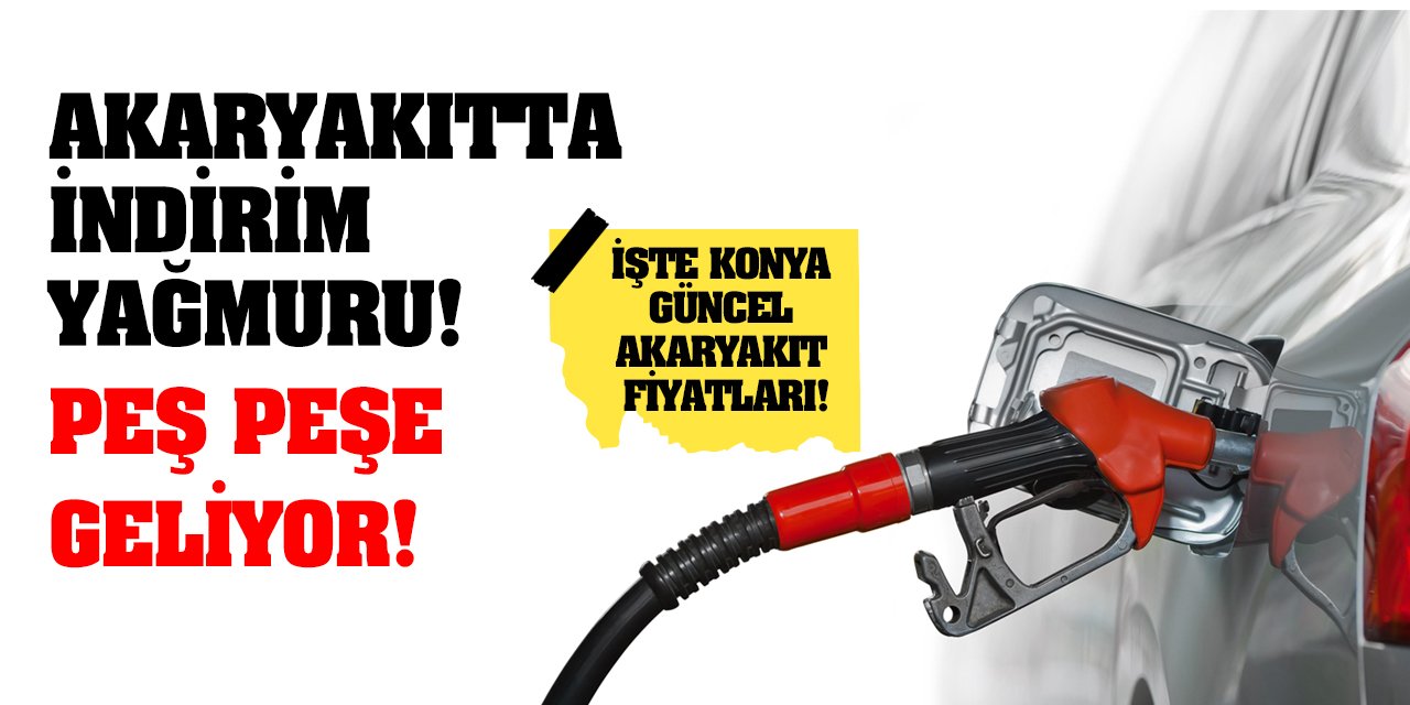 Akaryakıtta indirim yağmuru! Peş peşe geliyor!