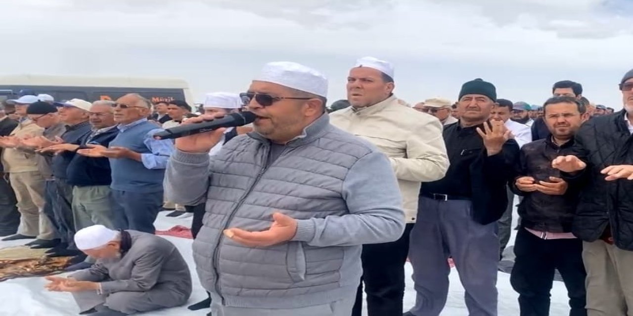 Konya’da kuraklık nedeniyle yağmur duası yapıldı
