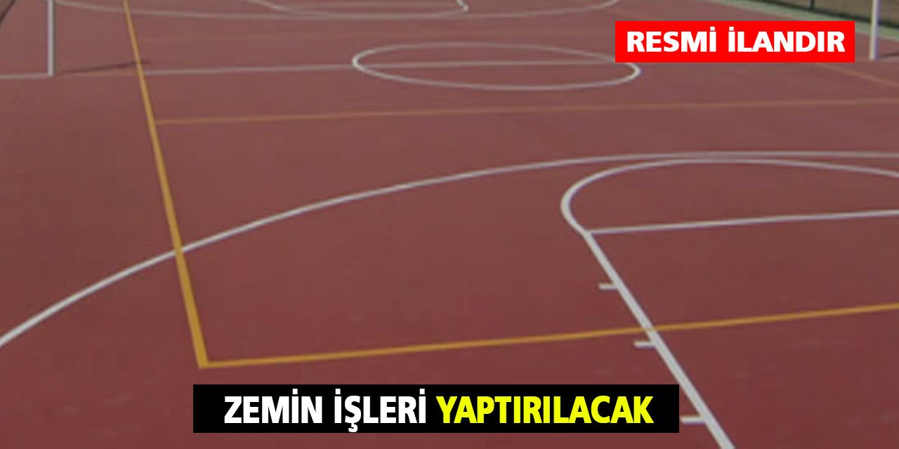Zemin İşleri Yaptırılacaktır