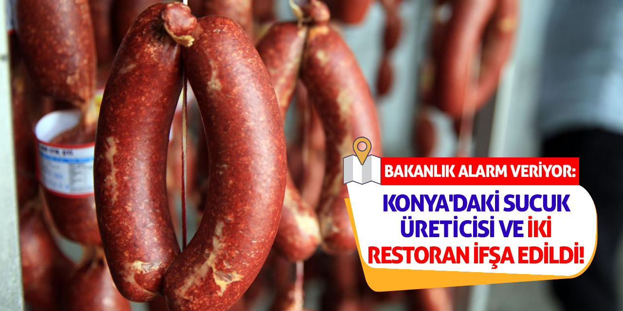 Bakanlık Alarm Veriyor: Konya'daki Sucuk Üreticisi ve İki Restoran İfşa Edildi!