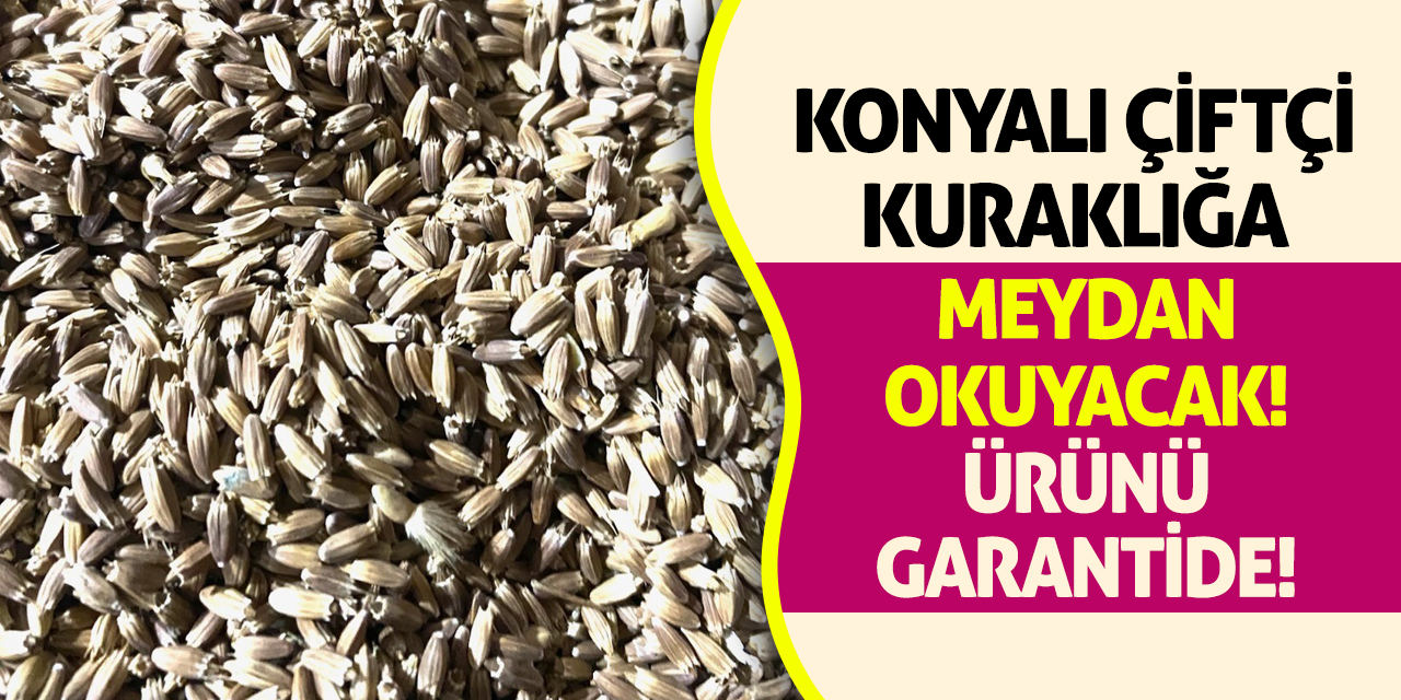 Konyalı Çiftçi Kuraklığa Meydan Okuyacak! Ürünü Garantide!