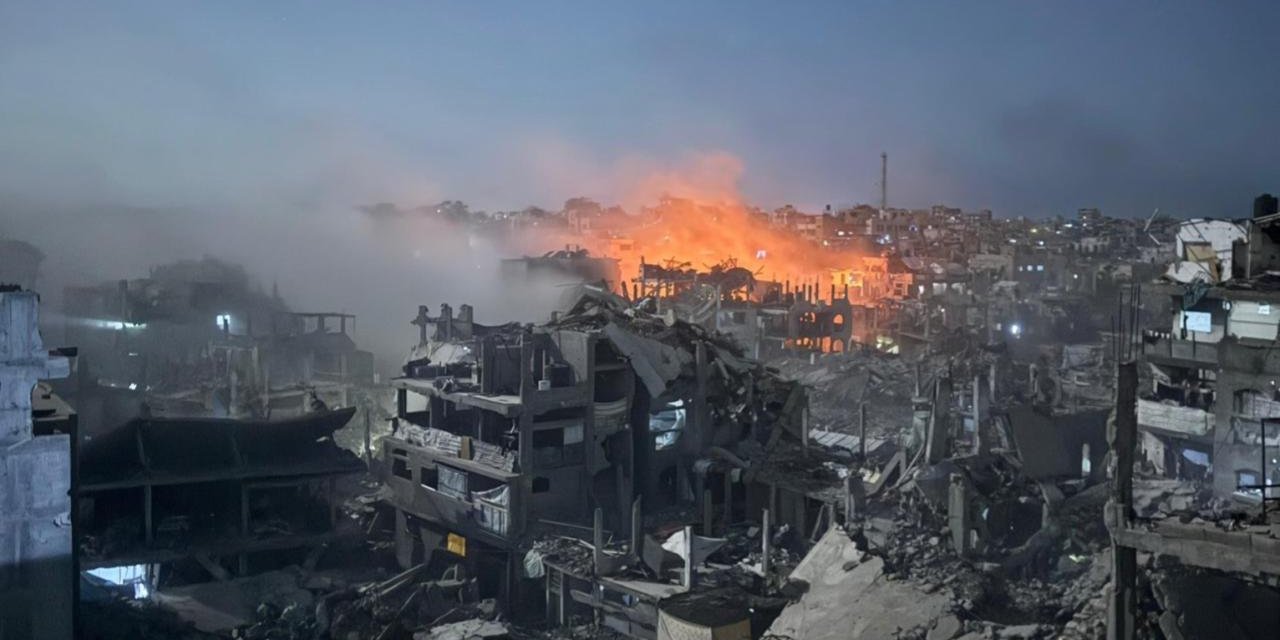 Katil İsrail ordusu, son 24 saatte Gazze'de 75 noktaya hava saldırısı düzenledi