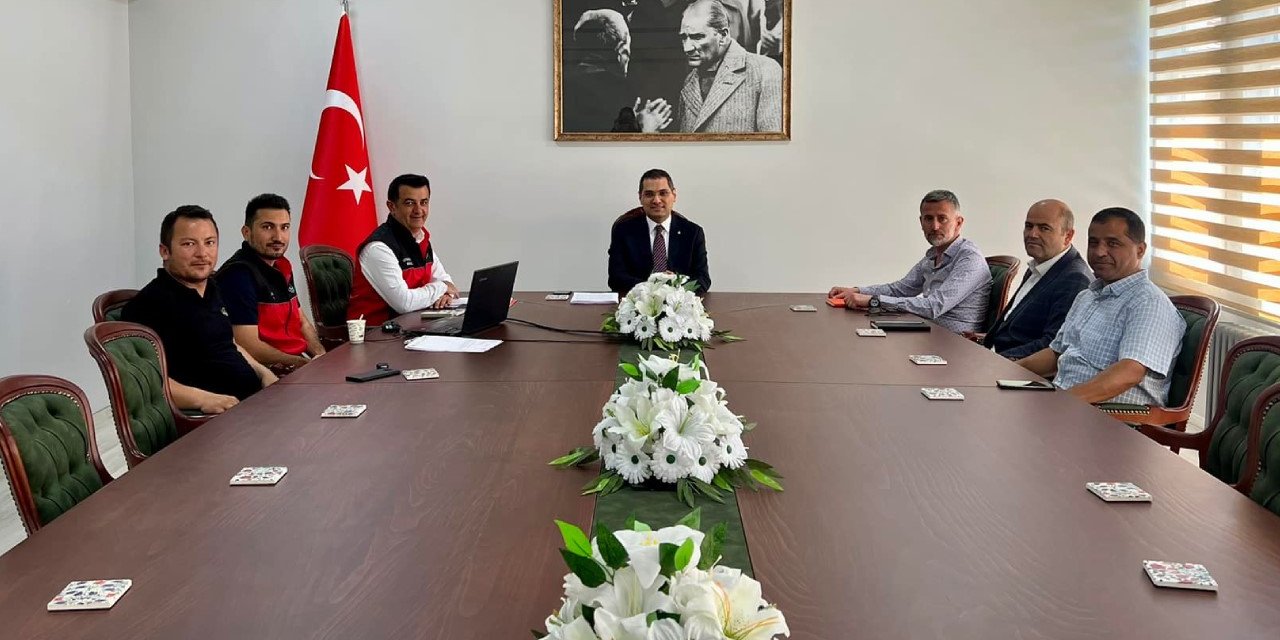 Konya'da dolu ve don zararları konuşuldu!