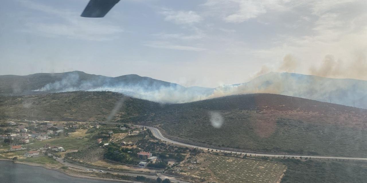 İzmir'de orman yangını