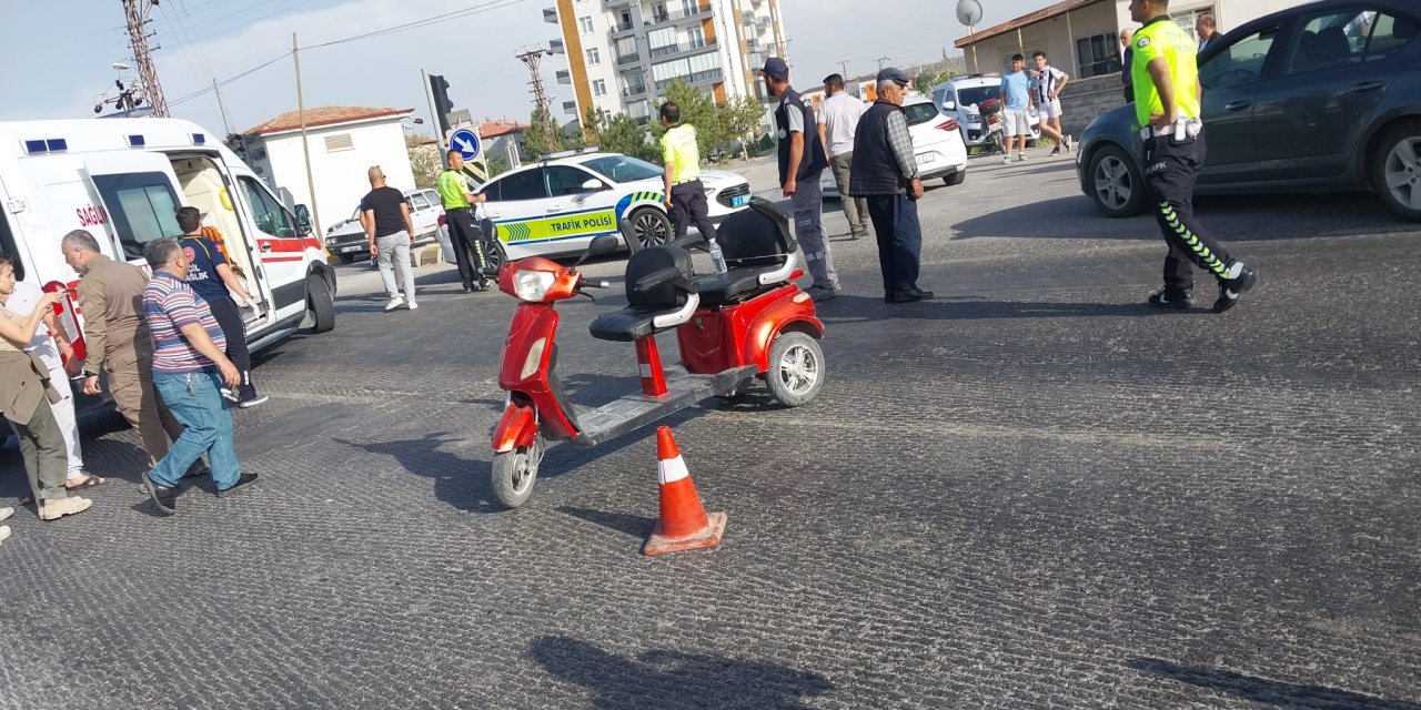 Konya'da peş peşe kaza! 2 yaralı