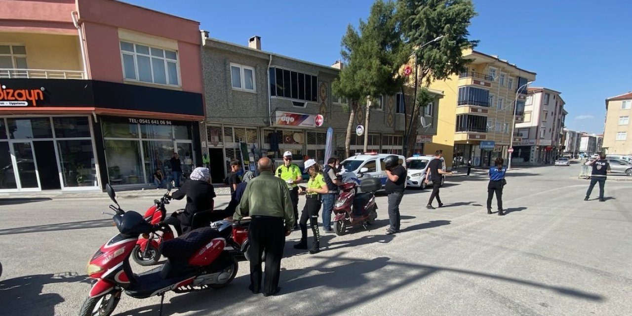 Kulu’da motosiklet denetimleri sıklaştırıldı