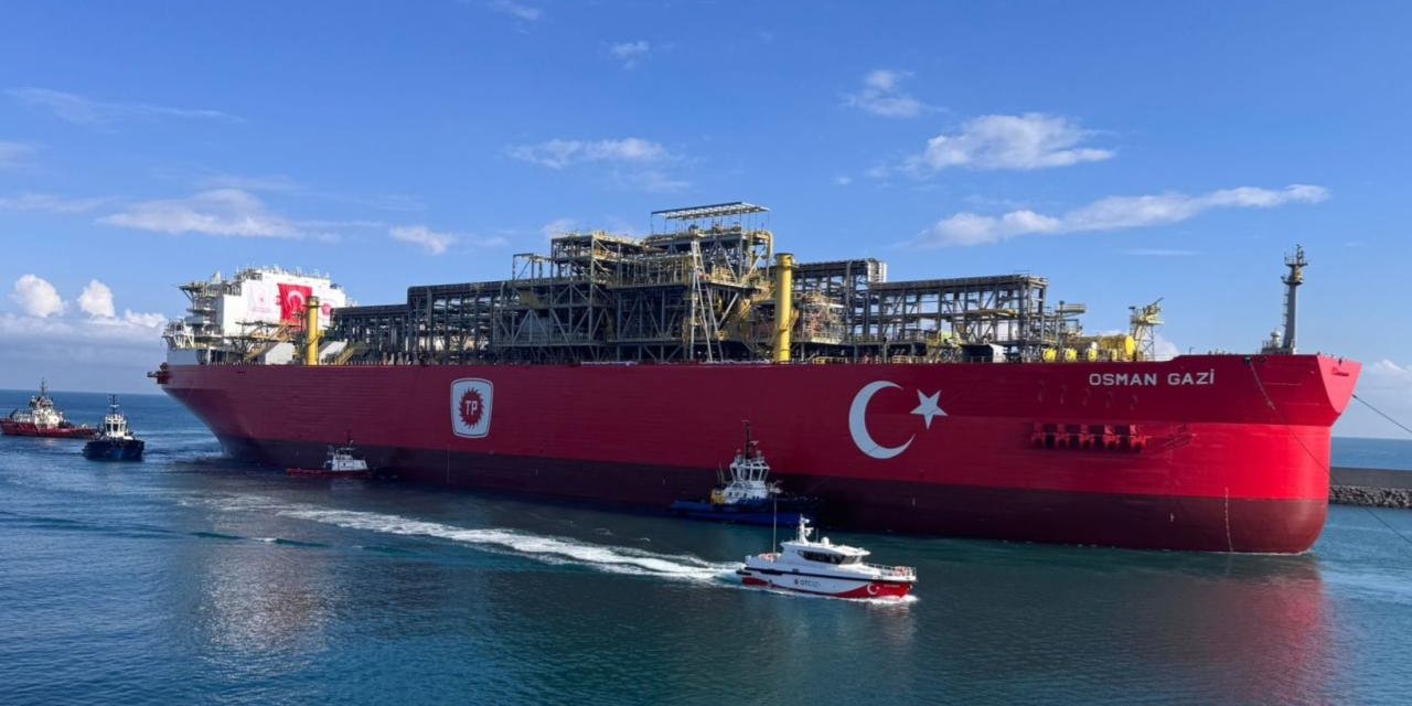 Osman Gazi gemisi Filyos Limanı'nda
