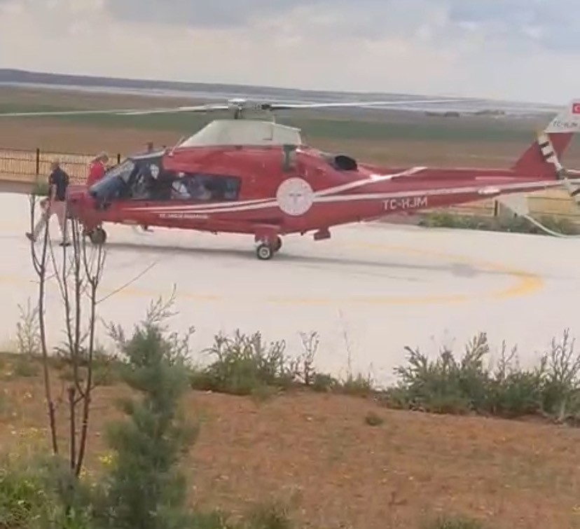 Kalp Krizi Geçiren Hasta İçin Hava Ambulansı Seferber Oldu