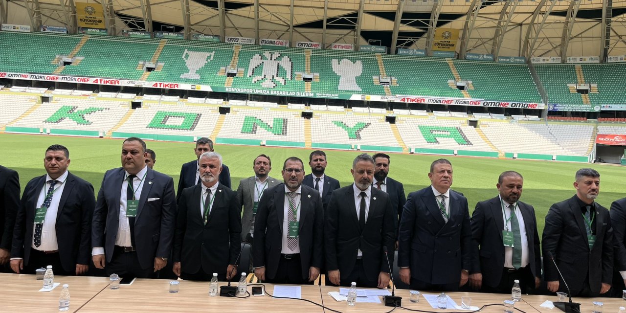 Konyaspor'da Başkan Ömer Korkmaz Genel Kurul'da açıklamalarda bulundu