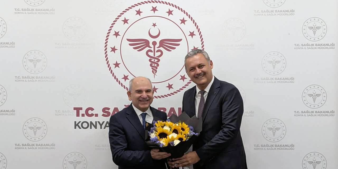 Konya İl Sağlık Müdürlüğü’nde Devir Teslim Töreni Gerçekleştirildi