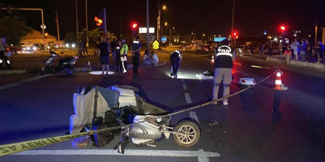 Tır ile çarpışan elektrikli bisiklet sürücüsü hayatını kaybetti