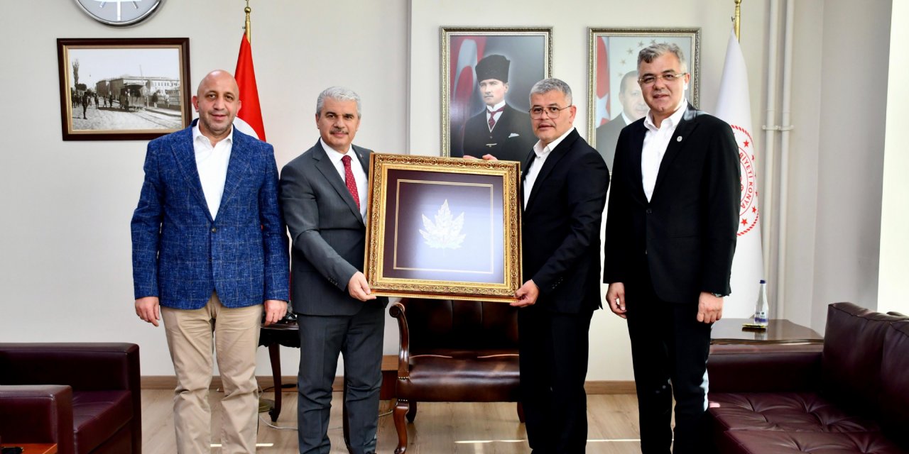 Konyaspor'dan Vali Akın'a ziyaret