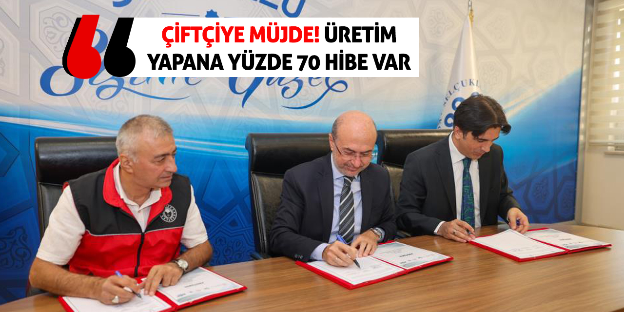 Çiftçiye Müjde! Üretim Yapana Yüzde 70 Hibe Var
