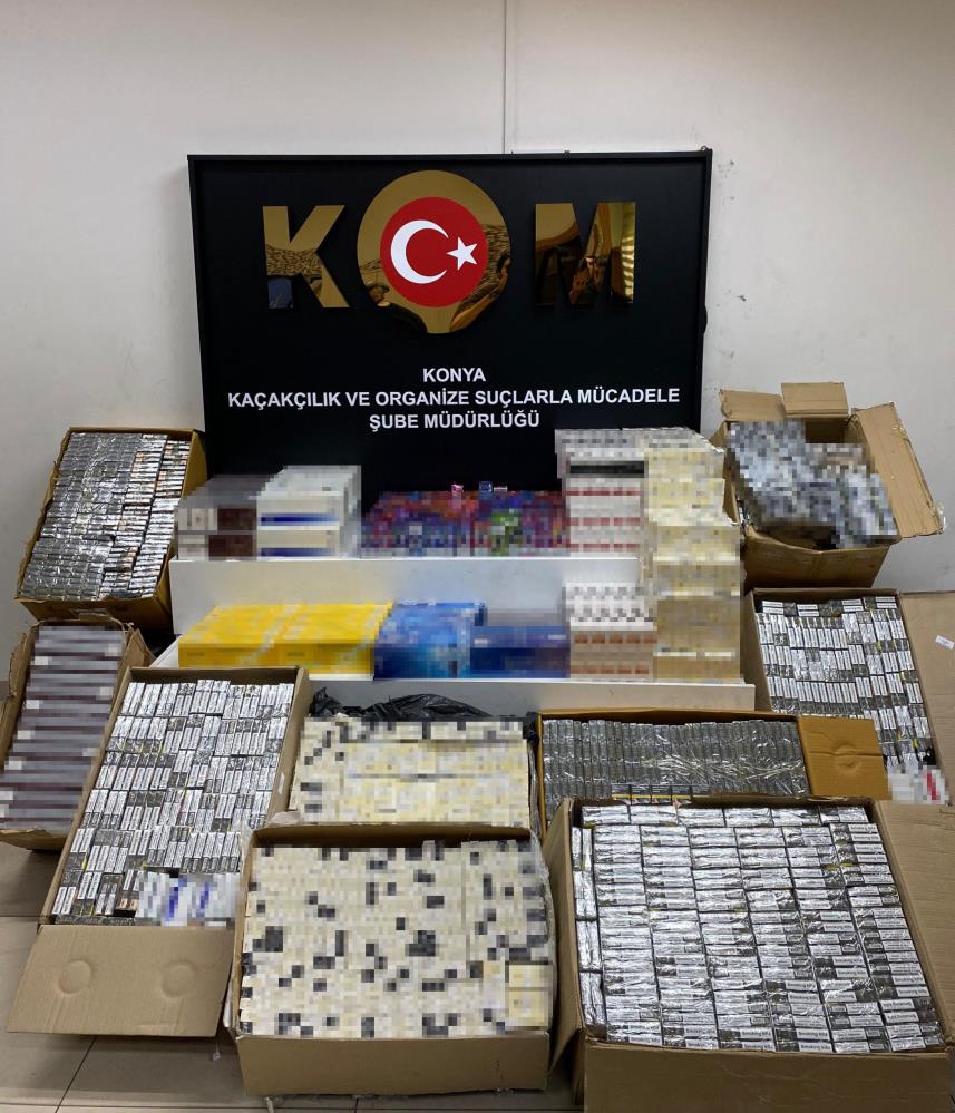 Konya’da Kaçakçılığa Darbe! Silah ve Sigara Ele Geçirildi