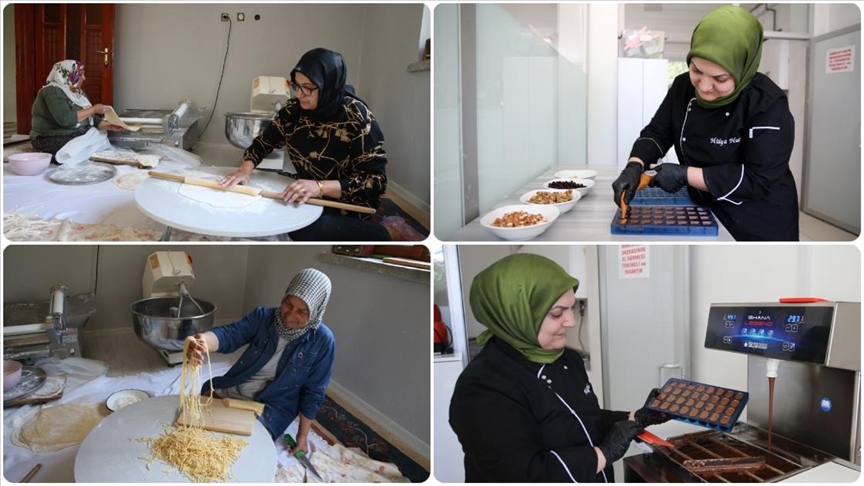 Kooperatif kuran kadınlar üretime katkı sağlıyor