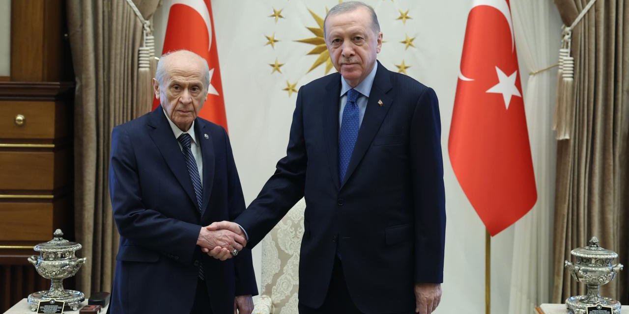 Erdoğan ve Bahçeli'den 'Terörsüz Türkiye' görüşmesi