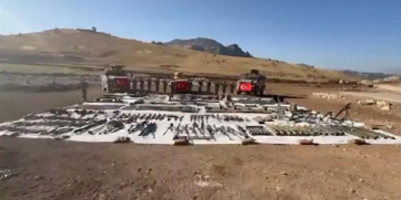 Irak'ın kuzeyinde teröristlere ait 33 odalı mağara kullanılamaz hale getirildi