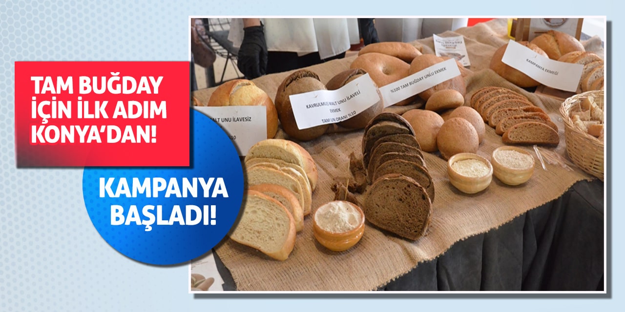 Tam Buğday İçin İlk Adım Konya’dan: Kampanya Başladı!