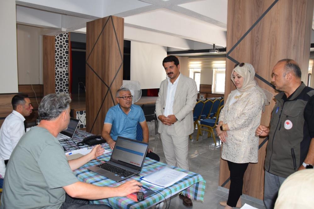 Karapınar'da tarım sayımı devam ediyor
