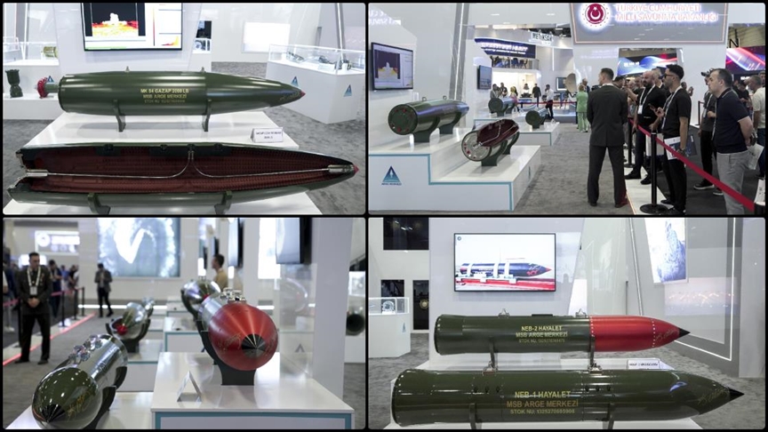 GAZAP ve HAYALET uçak bombaları ilk kez IDEF 2025'te sahneye çıktı