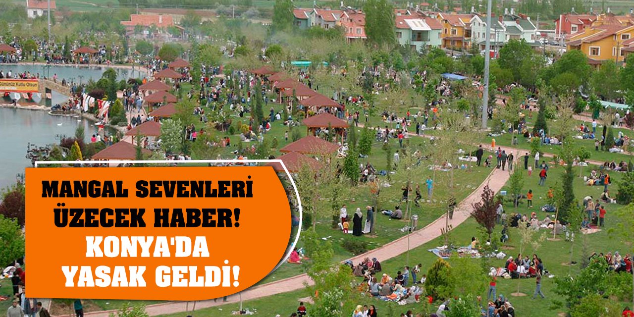 Mangal sevenleri üzecek haber! Konya'da yasak geldi!