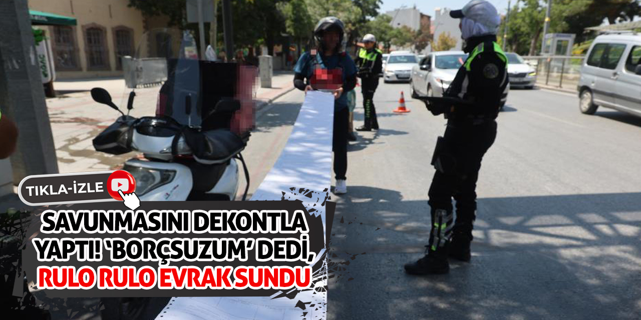 Savunmasını Dekontla Yaptı! ‘Borçsuzum’ Dedi, Rulo Rulo Evrak Sundu