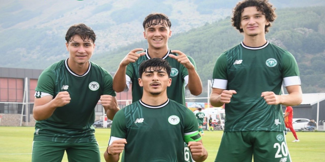 Konyaspor'un gençleri Kayserispor'u ezdi geçti