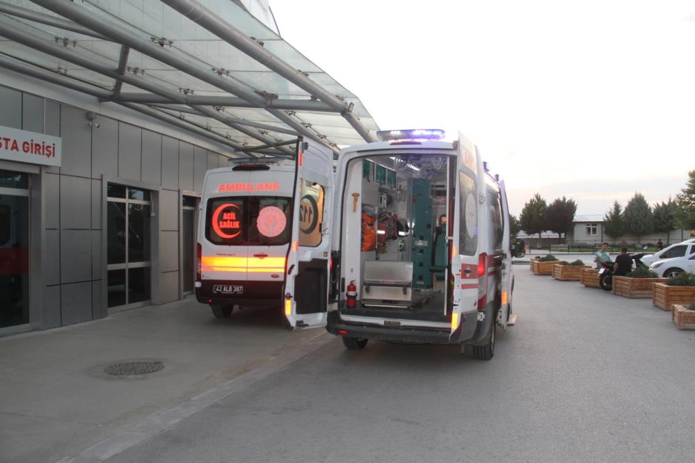 Konya'da bir işçiyi elektrik çarptı!