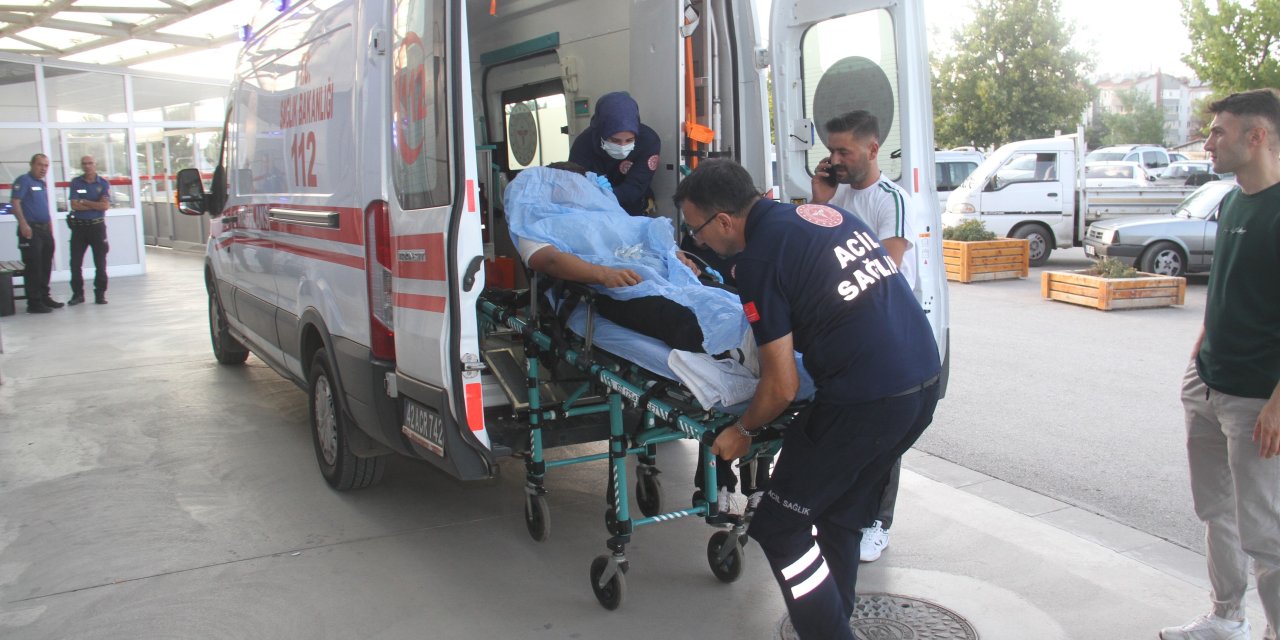 Konya'da Aile İçi Kavgada Kan Aktı!