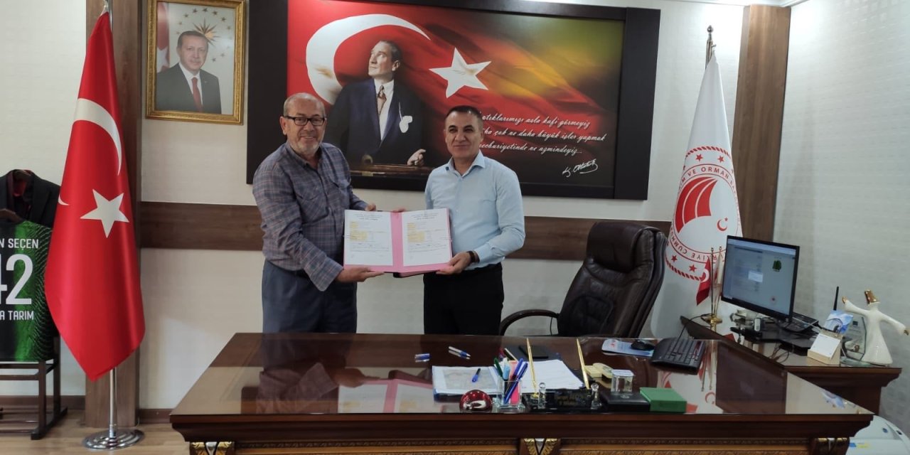 Konya'da üreticilere tam destek! Hibe sözleşmesi imzalandı!