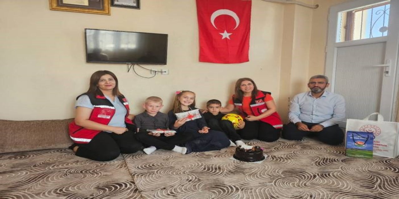 Şehit oğluna yürekleri ısıtan sürpriz