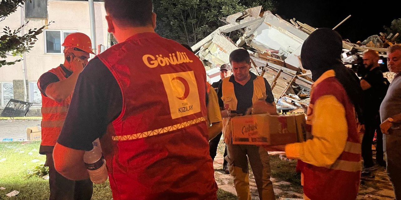 Kızılay’dan, afetzedelere beslenme desteği