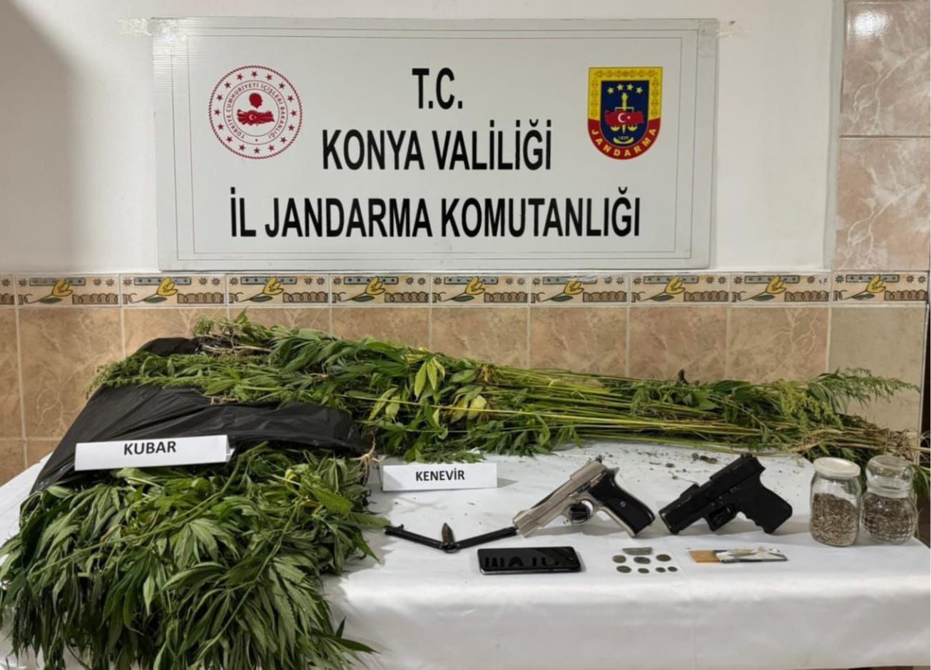 Konya'da Kaçakçılık ve Uyuşturucu Baskınında 3 Kişi Tutuklandı