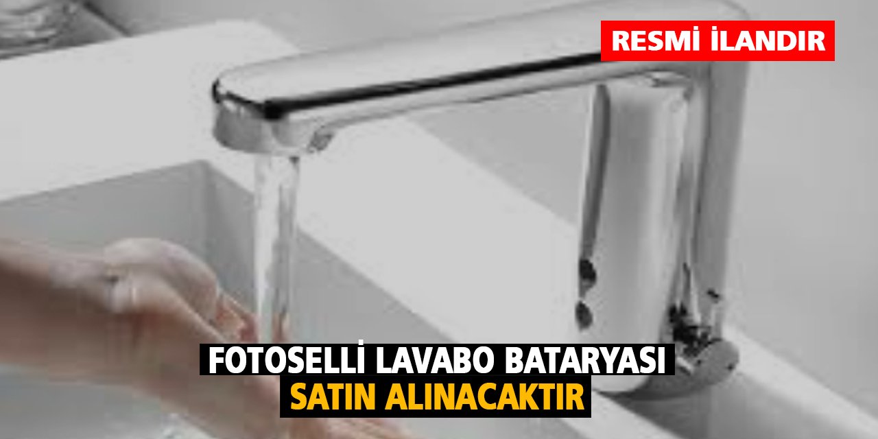 Fotoselli Lavabo Bataryası Satın Alınacak