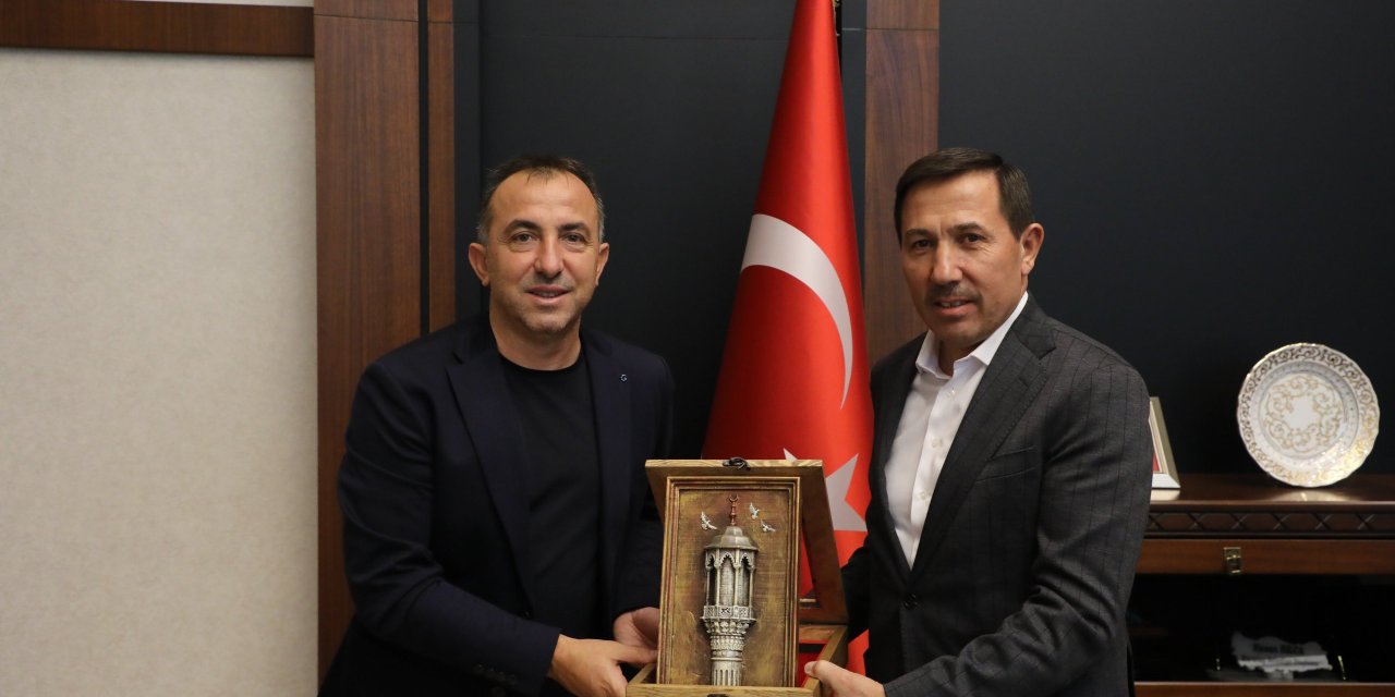 Konyaspor'da Recep Uçar'dan Başkan Kılca'ya Ziyaret