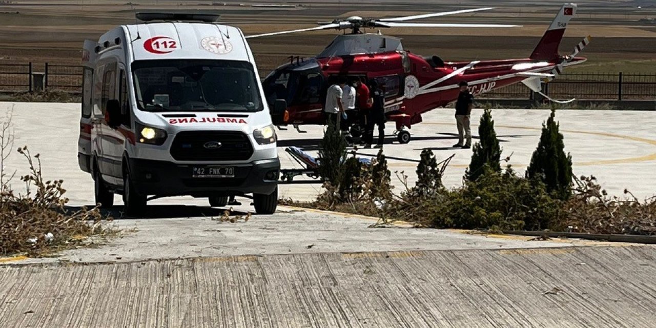 Kulu’da hava ambulansı hayat kurtardı!