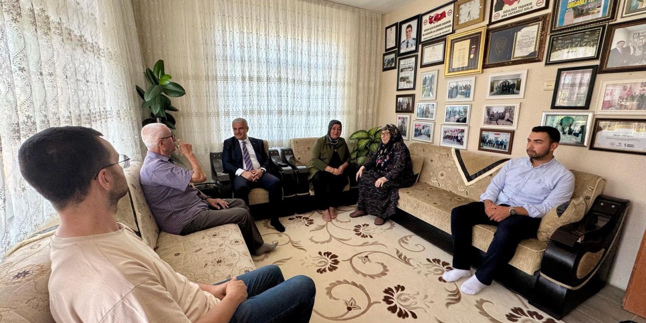 Vali Akın’dan Şehit Polis Metin Düzgün’ün ailesine anlamlı ziyaret