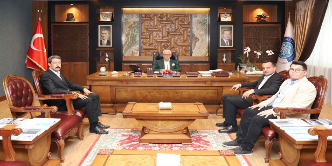 Ülkü Ocakları Konya İl Başkanı Türkoğlu’ndan Rektör Zorlu’ya Ziyaret