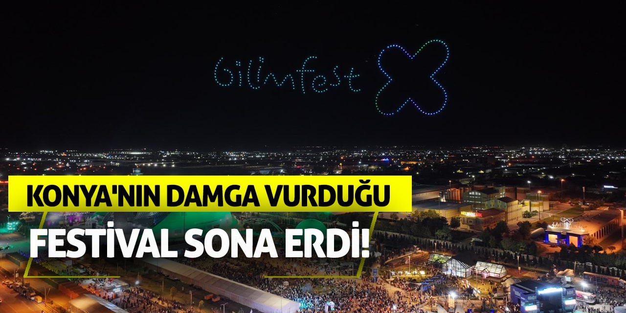 Konya'nın damga vurduğu festival sona erdi!