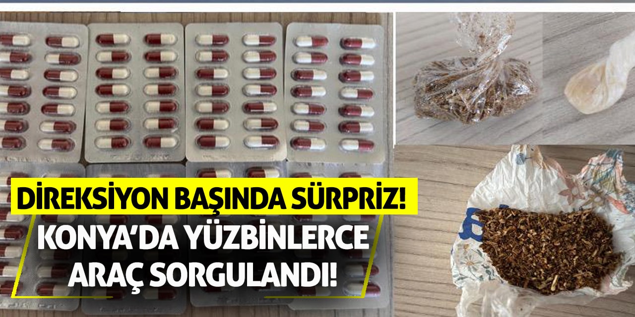 Direksiyon Başında Sürpriz! Konya’da Yüzbinlerce Araç Sorgulandı!